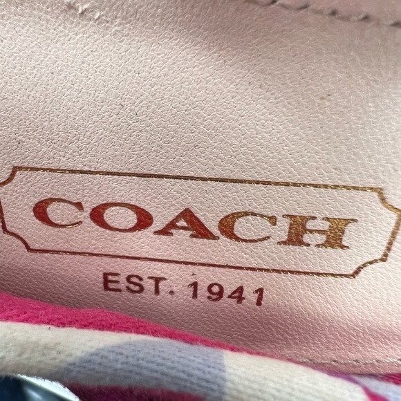 Coach Multi Color Maritza Espadrille Wedge Platform Sandals Size 8 Women’s - Picture 2 of 9